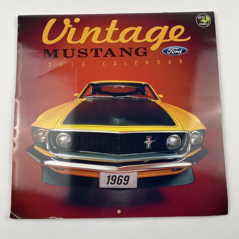 VINTAGE MUSTANGS - 2016 Wall Calendar